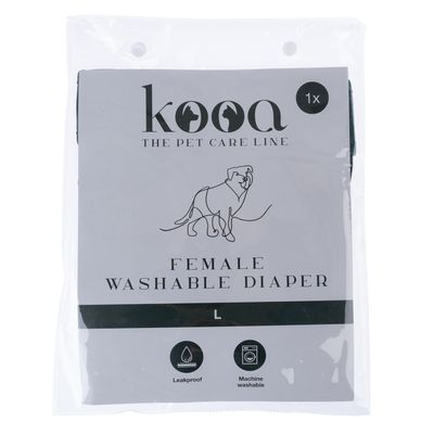 kooa Washable Nappy for Female Dogs Size XS
