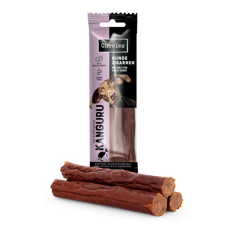 Chewies Dog Cigars Ostrich & Berries (75g)