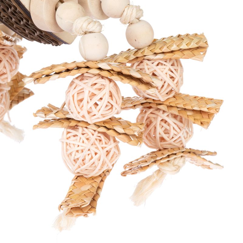 TIAKI Heart Snack Bird Toy approx. 30 x 10 x 9cm (L x W x H)