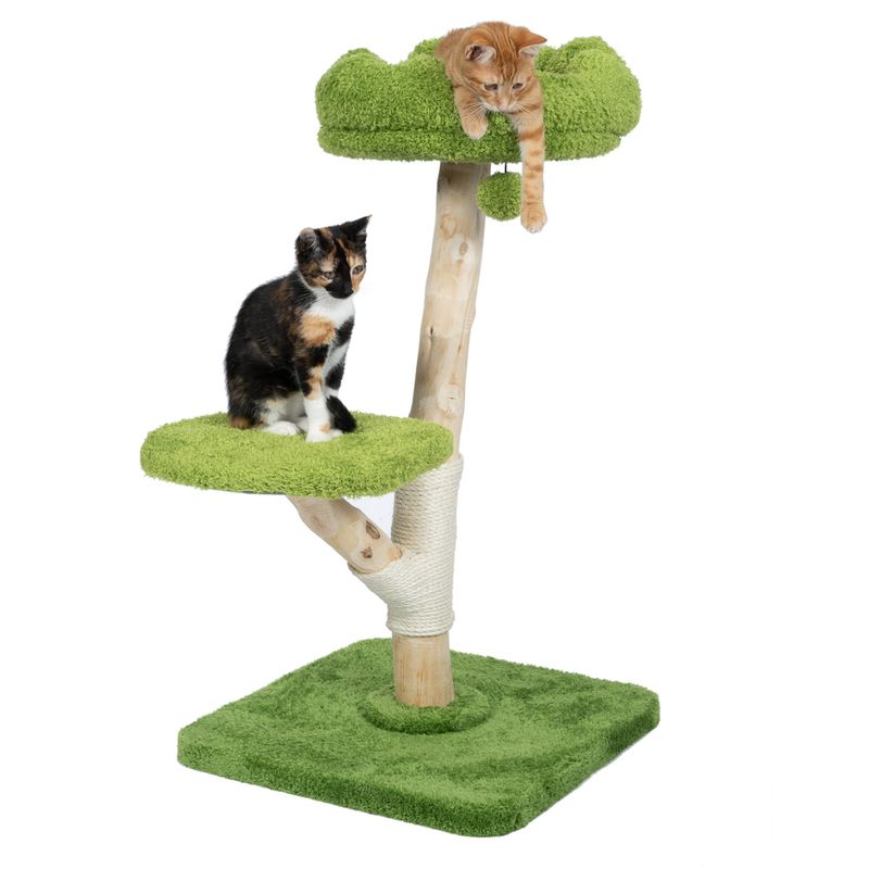TIAKI Nature Willow scratching post green