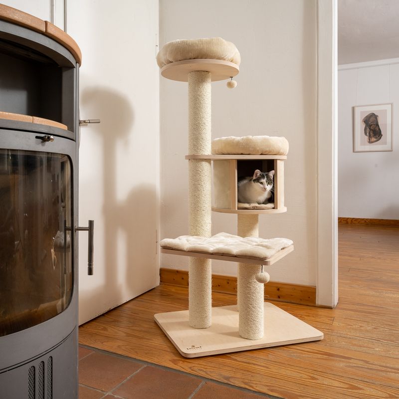 Natural Paradise Cat Tree Magnolia L light grey
