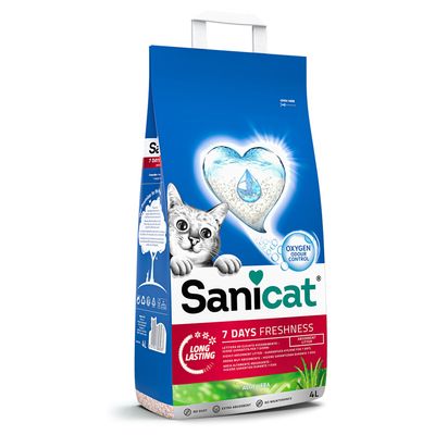 Sanicat 7 Days Freshness Aloe Vera Cat Litter 4l