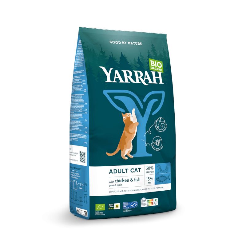 Yarrah Organic with Organic Chicken & Fish 800g