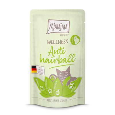 MjAMjAM Wellness 12 x 125g Anti Hairball - Chicken