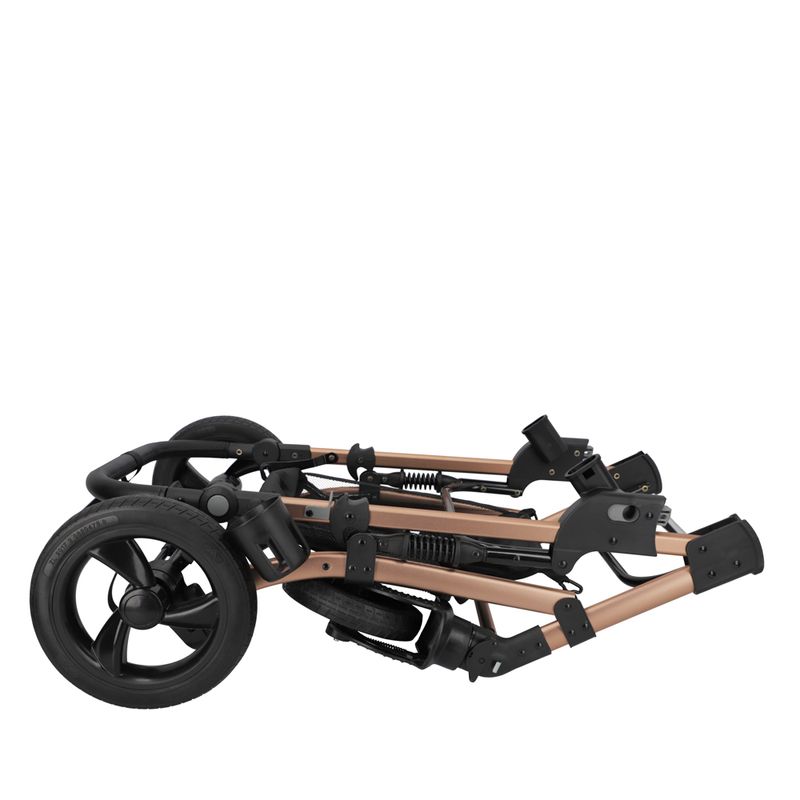 Nomad Tales Calma Pet Stroller - Rose Gold Up to 15kg: 82 x 65 x 102 cm (L x W x H)