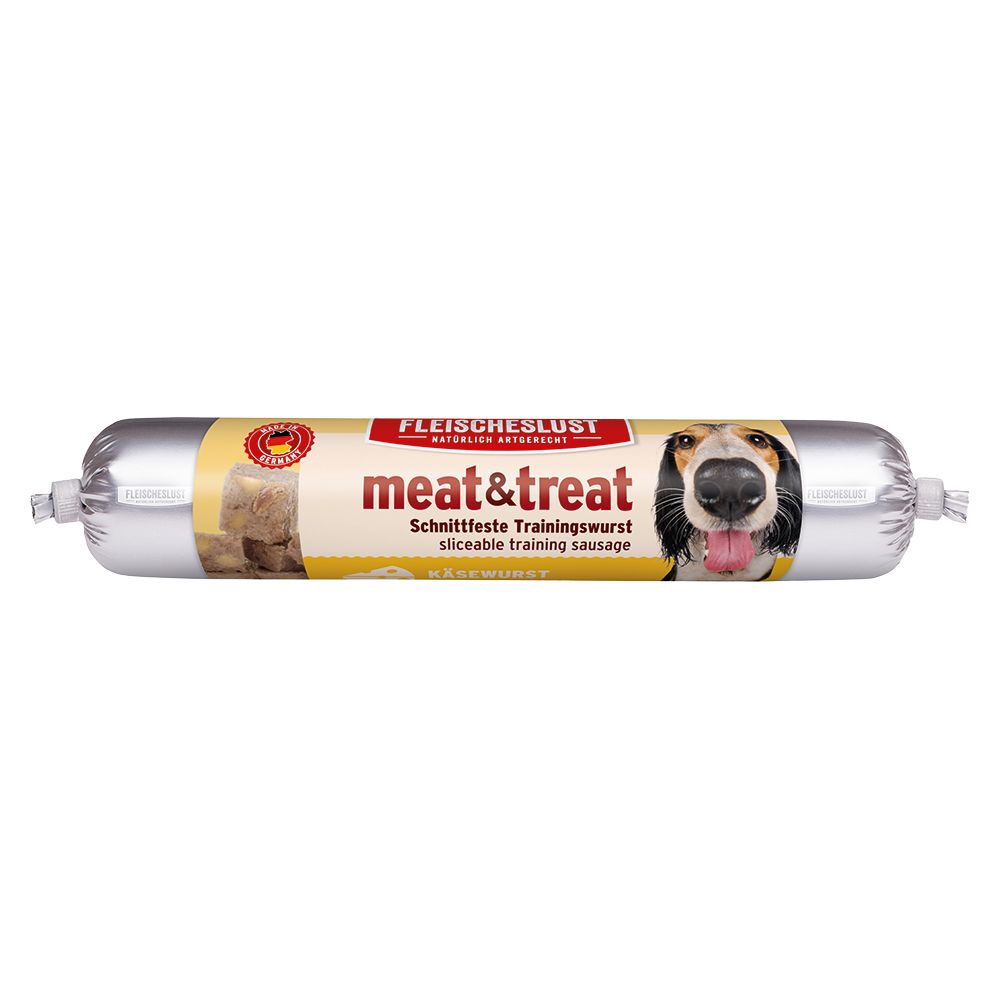Fleischeslust meat & treat Sliceable Training Sausage Saver Pack: Poultry (6 x 80g)