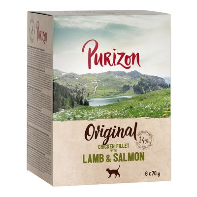 Purizon Adult 6 x 70g - Grain-Free Mixed Pack (3 varieties)
