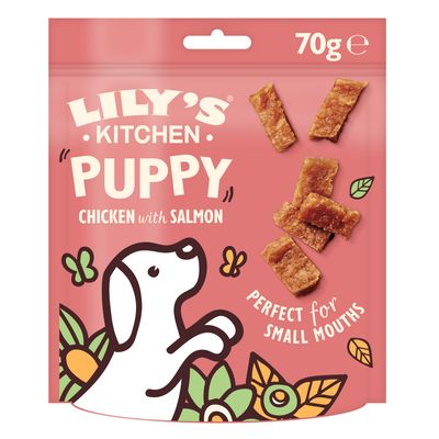 Lily's Kitchen Puppy Chicken Nibbles with Salmon 70g
