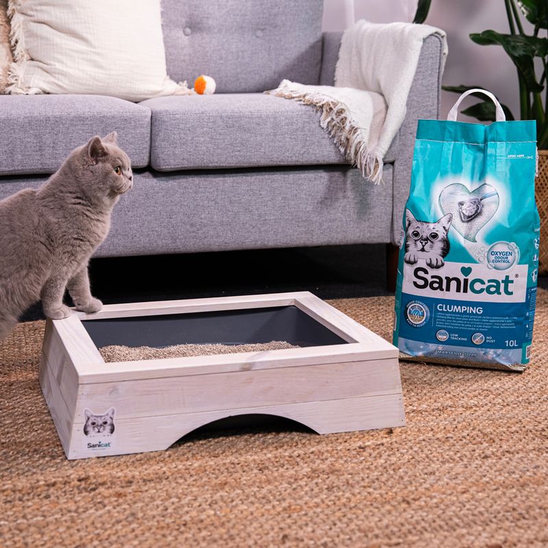 Sanicat Marseille Soap Clumping Cat Litter 10l
