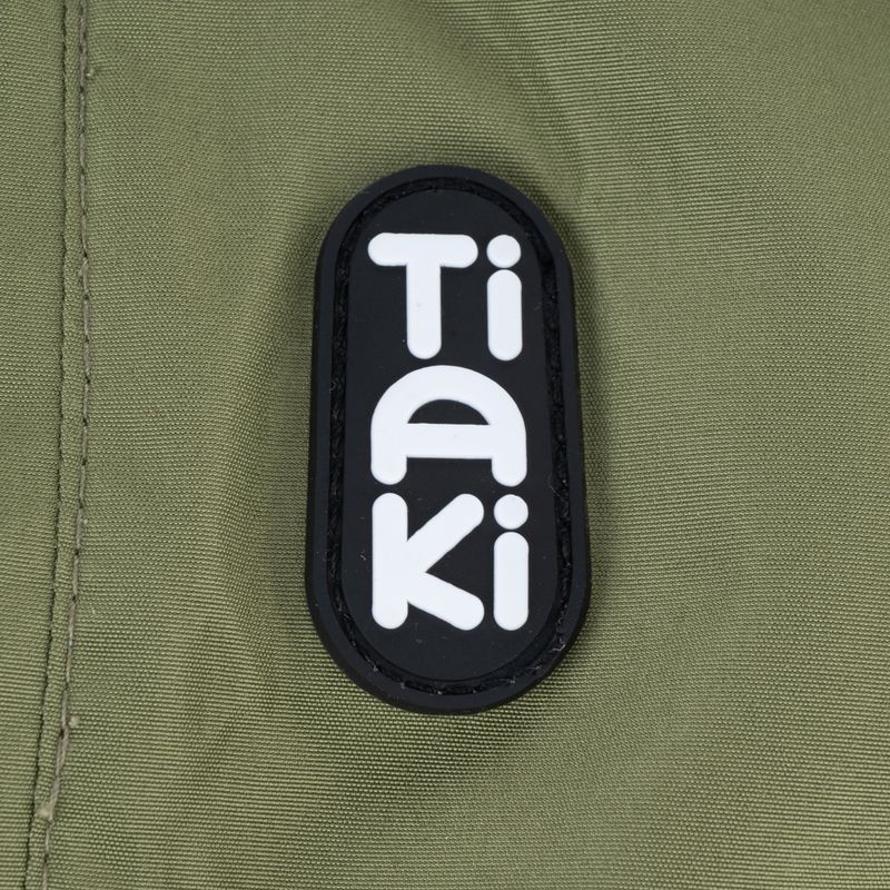 TIAKI Dog Raincoat - Olive approx. 40cm (Back Length)