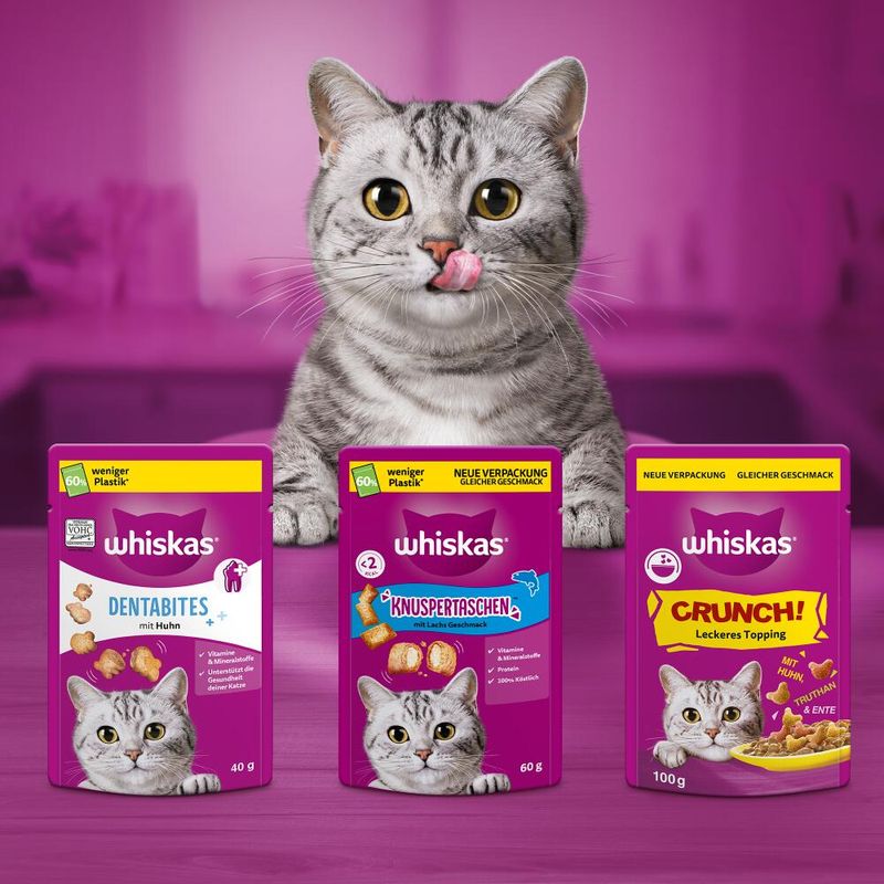 Whiskas Crunch with Chicken, Turkey & Duck 6 x 100g