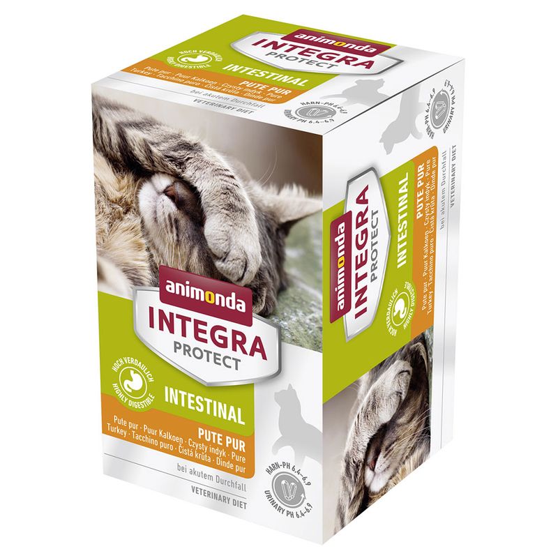 Animonda Integra Protect Dry Cat Food + Wet Cat Food - Bundle Price! Adult Urinary (1.2kg) + Chicken Urinary Struvite Stone (6 x 100g)