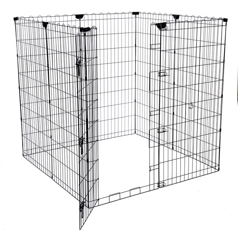 TIAKI High Metal Puppy Pen 8 panels each 61 x 106cm (W x H)