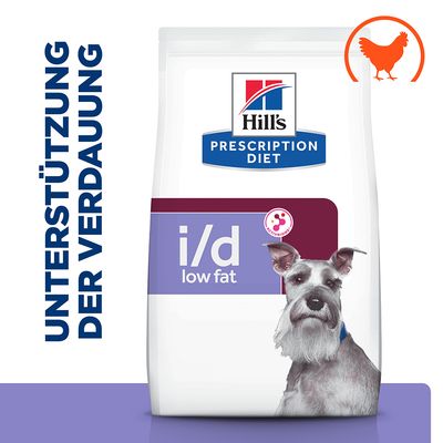 Hill's Prescription Diet i/d Low Fat Digestive Care with chicken 1.5 kg