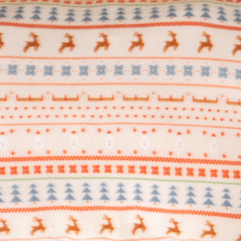 TIAKI Cuddly Cushion with Nordic Winter Pattern approx. 72 x 52 x 12 cm (L x W x H)