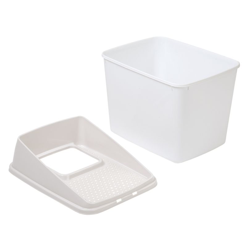 Big Box Cat Litter Tray White