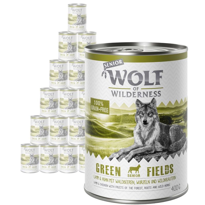 Wolf of Wilderness Senior Saver Pack 24 x 400g Mixed Pack