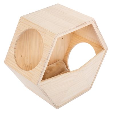 Lulu Wall Mounted Cat Den 49 x 30 x 42.5cm (L x W x H)