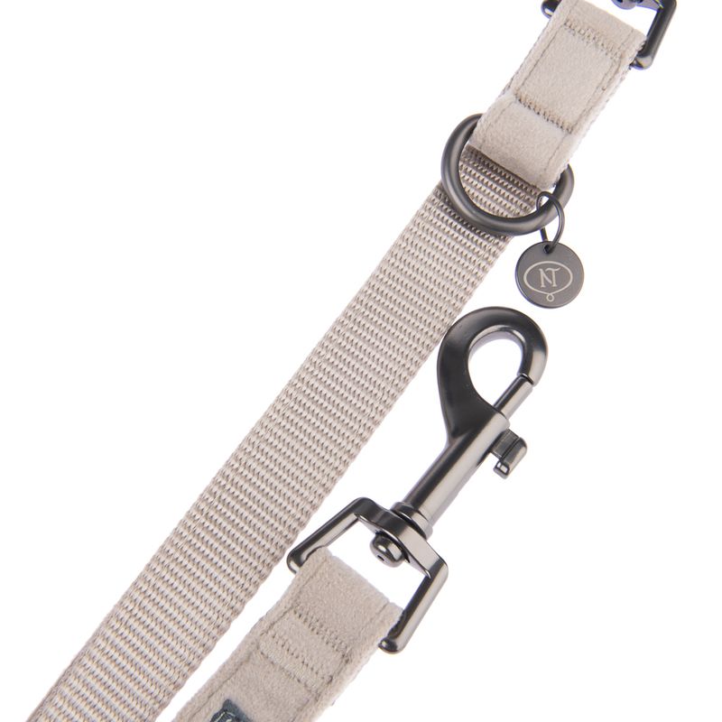 Nomad Tales Blush Dog Leash, taupe 120 cm long, 15 mm wide