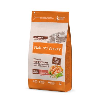 Nature's Variety Healthy Grains Sterilised Salmon 1.25kg