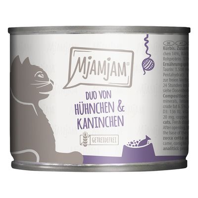 MjAMjAM Duo 6 x 200g Chicken & Rabbit