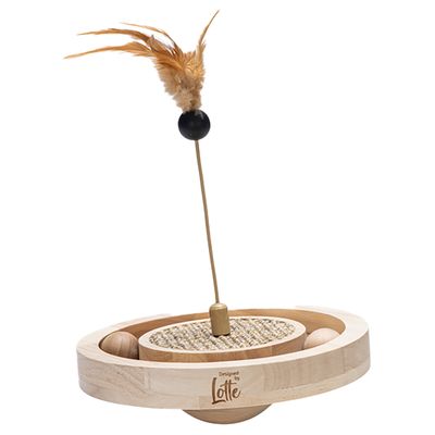 Designed by Lotte Winni Wooden Cat Toy 22 x 30cm (diameter x H)