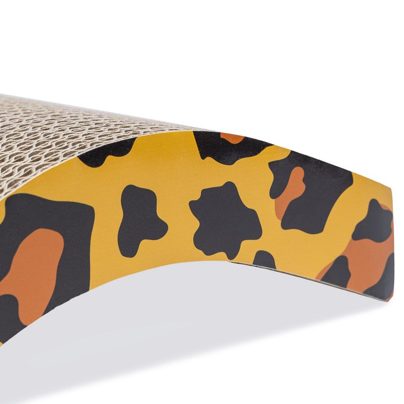 Karlie Leopard Scratching Board approx. 40 x 19 x 4cm (L x W x H)