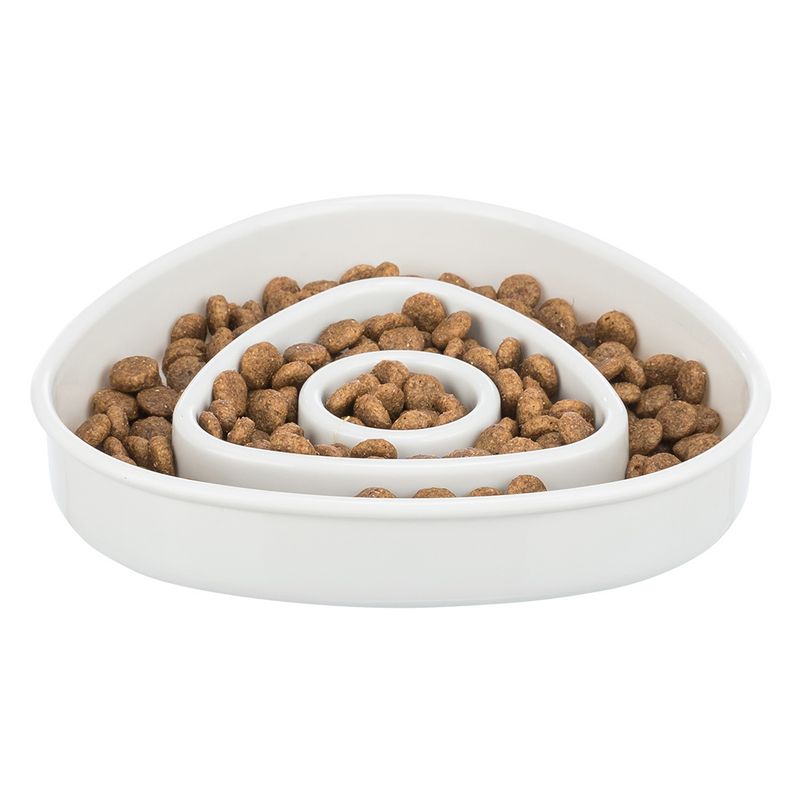 Trixie Slow Feeding Bowl Triangle 350 ml, Ø 15 cm