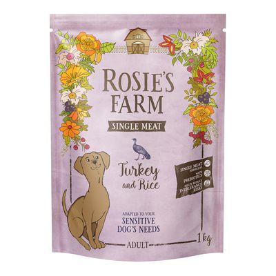 Rosie's Farm Single Meat Adult Turkey with Rice 12kg