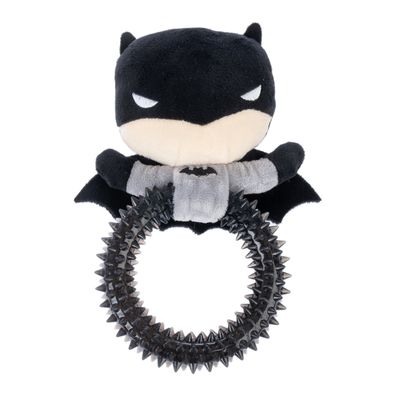 Batman with Ring Dog Toy approx. 19 x 14 x 5cm (L x W x H)