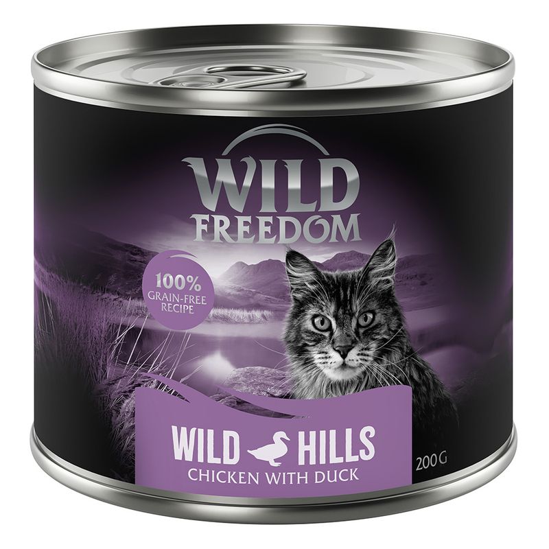 Wild Freedom Adult Mixed Trial Pack 6 x 200g Mixed Pack I (Chicken, Pollock, Lamb, Rabbit, Game)