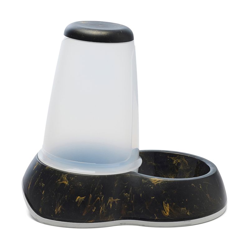 Savic Loop Food Dispenser Black & Gold