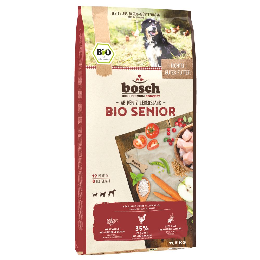 bosch Organic Senior Dry Dog Food 11.5kg