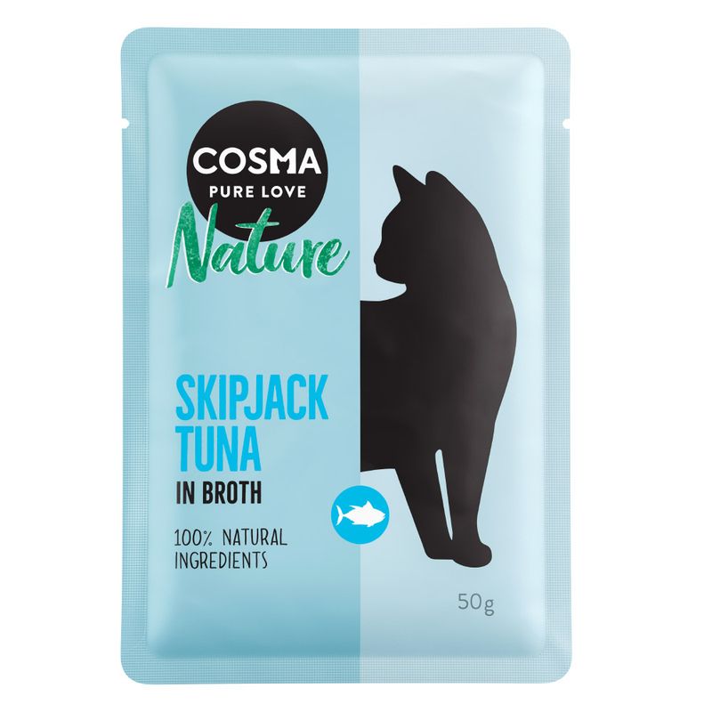 Cosma Nature Pouches Saver Pack 18 x 50g Mixed Pack (6 Varieties)