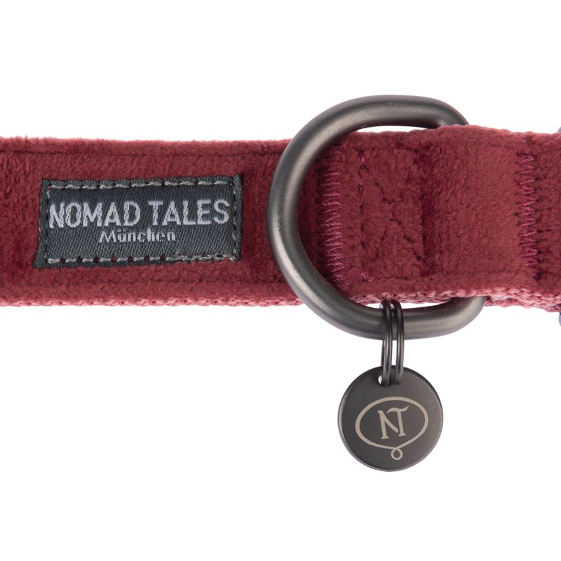 Nomad Tales Blush Collar, rosé Matching leash: 120 cm long, 15 mm wide