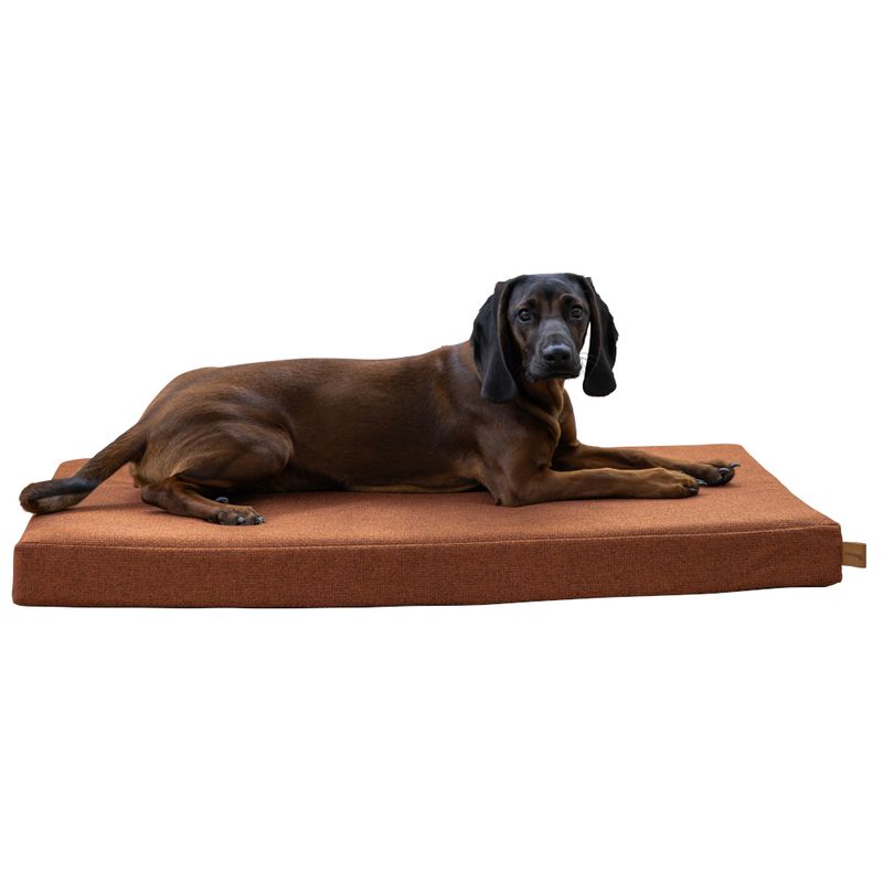 Kerbl Pet Memory Foam Mattress Oliver - Rust 50 x 80 x 8cm (L x W x H)