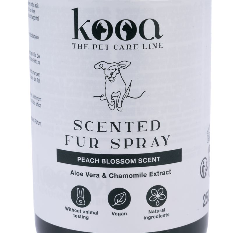 kooa Coat Spray with Peach Blossom Scent 250ml