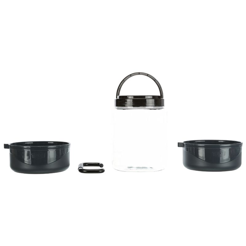 Trixie Food Container Travel Set + 2 Bowls 3 Piece Set