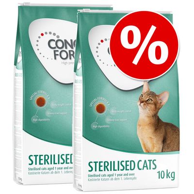 Concept for Life Economy Packs Sterilised Cats - Salmon (2 x 10 kg)