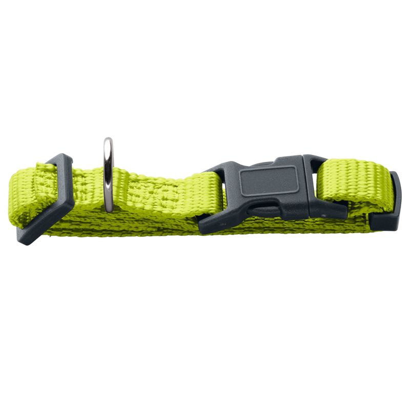 HUNTER Collar London - Lime Vario Basic Size M: 30 - 46cm neck circumference, 15mm wide