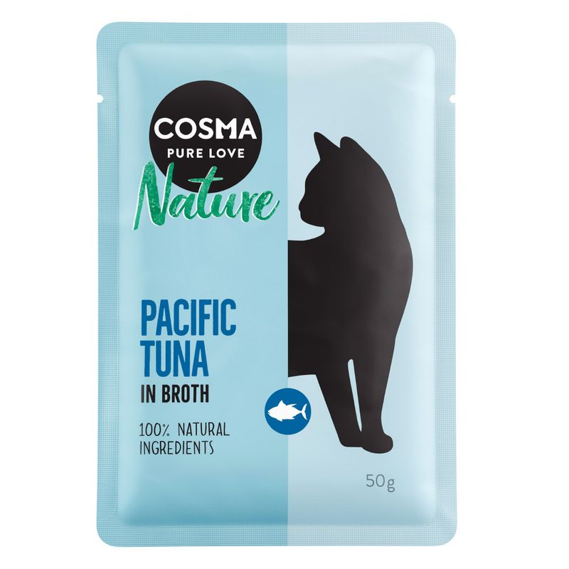 Cosma Nature Pouches Saver Pack 18 x 50g Mixed Pack (6 Varieties)
