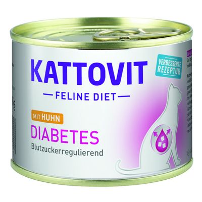 Kattovit Diabetes (Blood Sugar) Chicken (6 x 185g)
