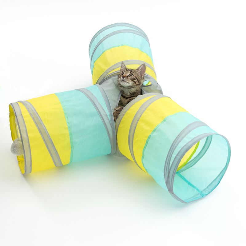 TIAKI Rocket Cat Tunnel in T-Shape diameter 25 x (L) 120 cm