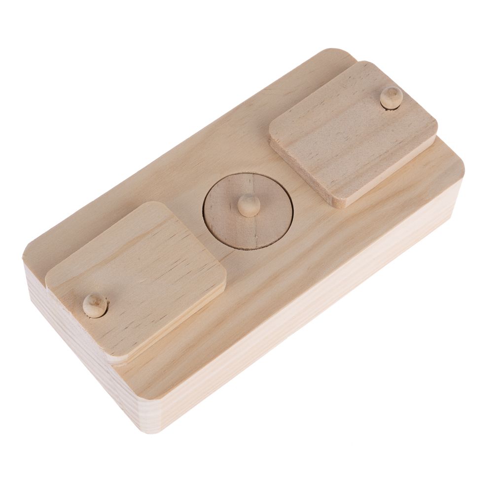 TIAKI Natural Wood Intelligence Toy 16 x 8 x 3.5 cm (L x W x H)