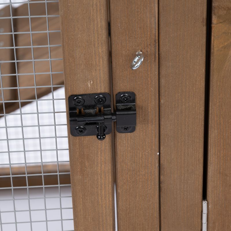 TIAKI Ranch Wooden Chicken Coop (Optionally Expandable) Attached Enclosure: 116 x 78 x 89.8 cm (L x W x H)