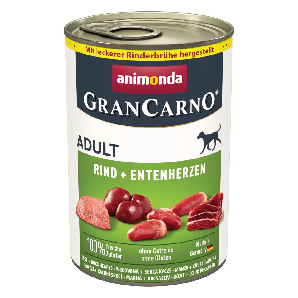 animonda GranCarno Original Saver Pack 24 x 400g Salmon & Spinach