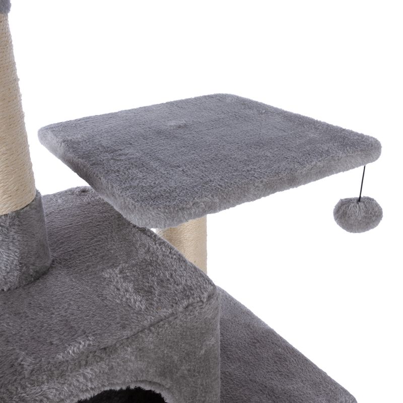 zooplus Basics Scratching Tree - Large Grey