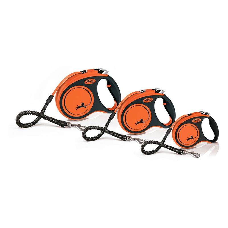 flexi Orange Xtreme Harness 5m Lead M: up to 35kg