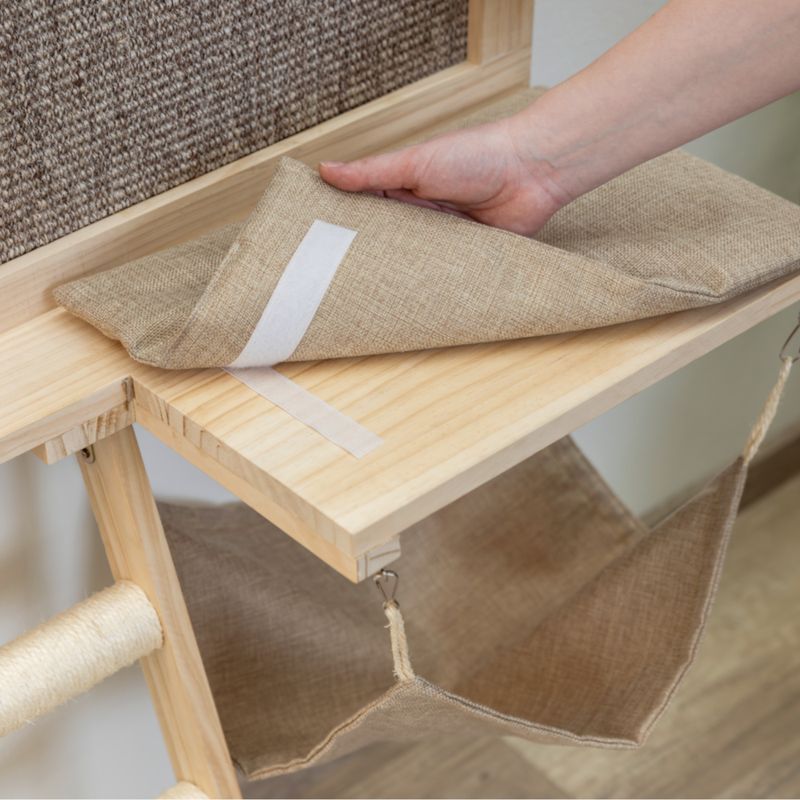 Kerbl Pet Cat Bed Timber Brown