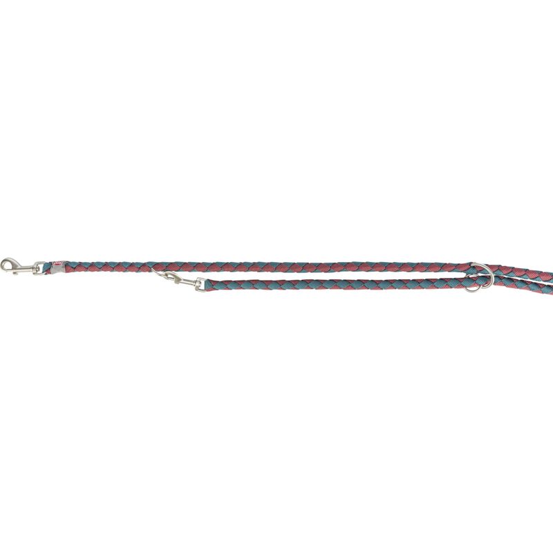 Trixie Cavo Extension Leash - Sangria/Petrol Size: S-M: 200cm (L), 12mm (W)